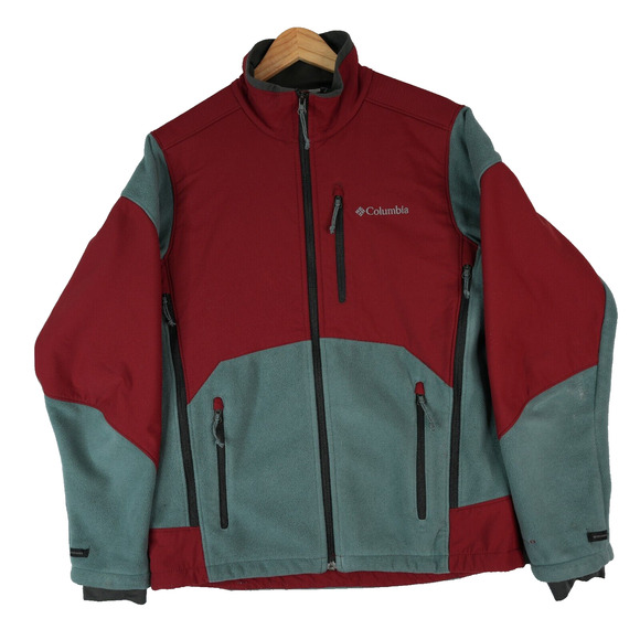 Columbia Jacket Mens M Interchange Omni Shade Softshell Fleece Gorpcore Outdoors - Picture 1 of 13